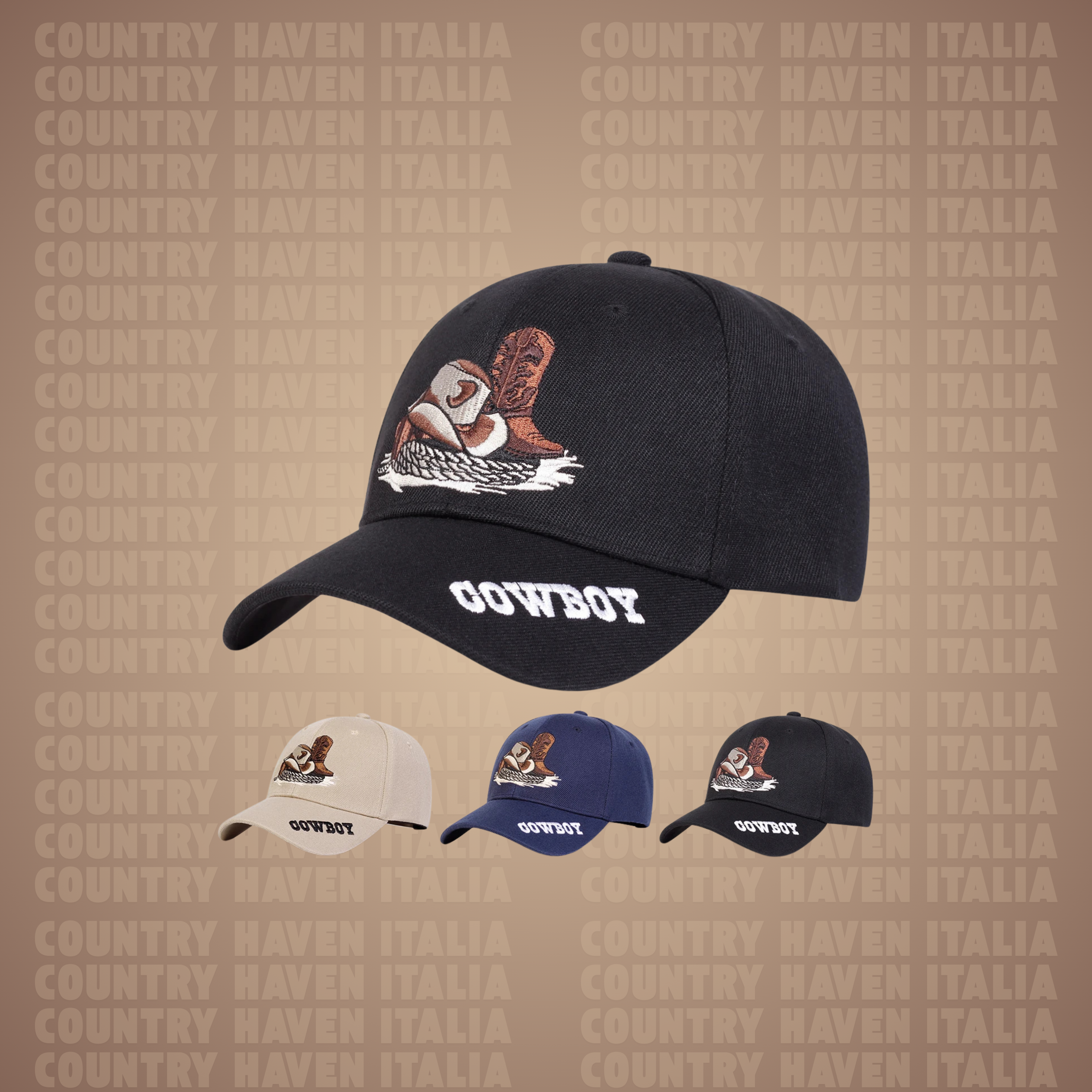 BERRETTO DA BASEBALL COWBOY